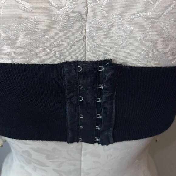 Vintage Sequin Bra Top Size Medium Multicolor Beaded Pearl Fringe Embellished - Picture 6 of 16